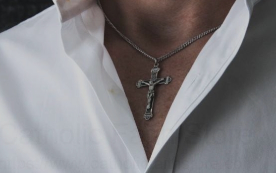 catholic cross necklace