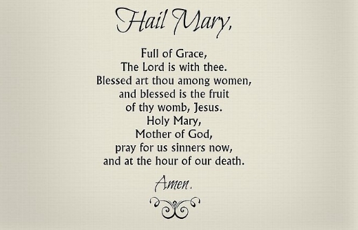 hail mary prayer