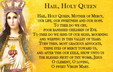 hail holy queen prayer catholic