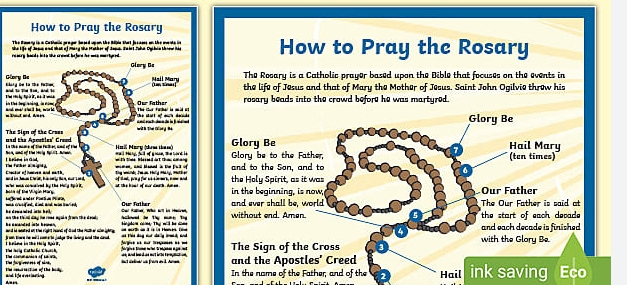 rosary in english