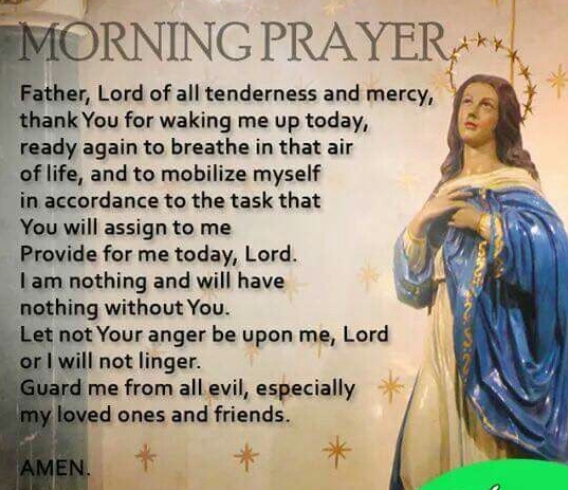 catholic morning prayer today