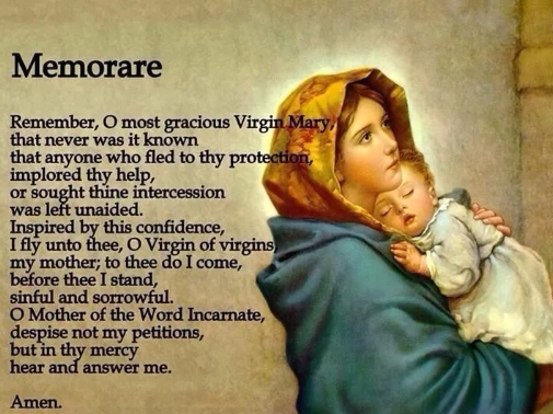 memorare prayer catholic