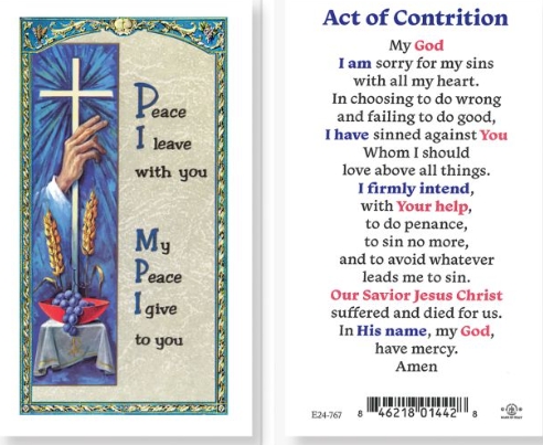 contrition prayer