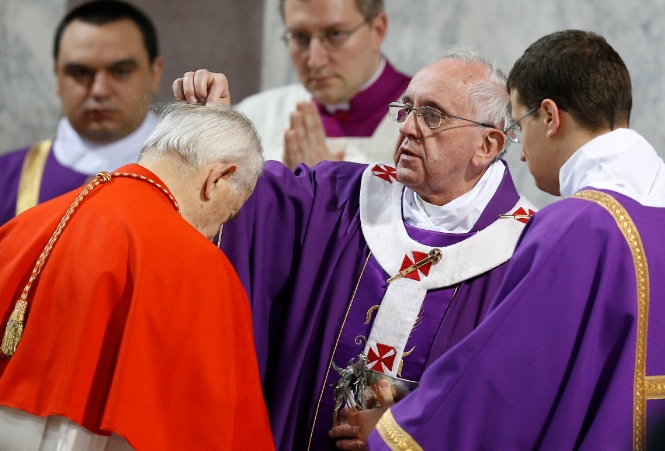 ash wednesday mass