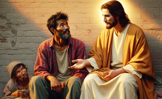 jesus and homeless